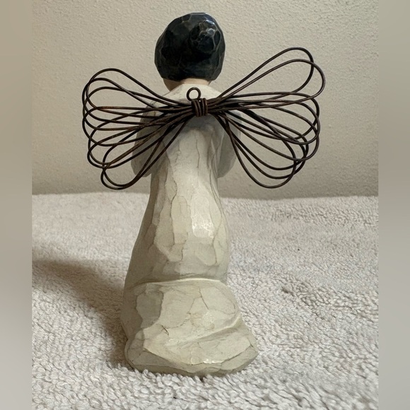 Vintage Demdaco Susan Lordi Willow Tree Angel of Prayer Figurine 1999 4" - Picture 3 of 6